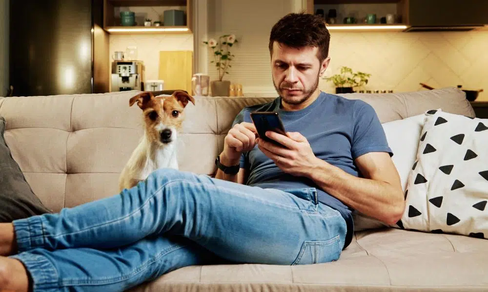 man-dog-sofa