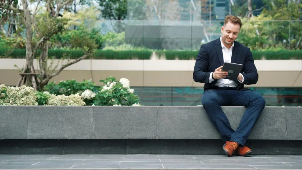 man-on-tablet