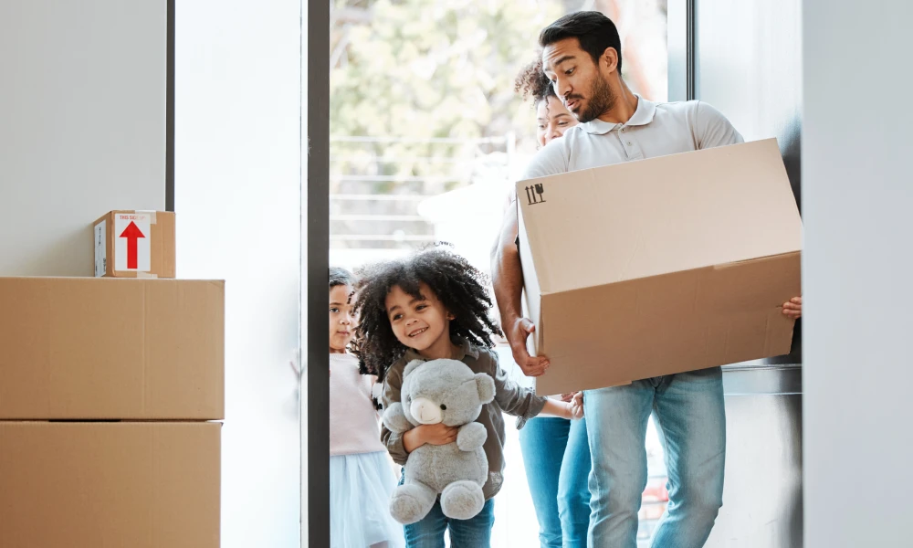 moving in
